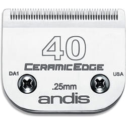 Andis Remplacement de Lame de Rasoir S-40 0,25 mm Céramique Chien