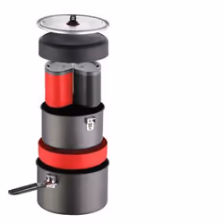 MSR Quick 2 Ensemble théière Noir, Rouge