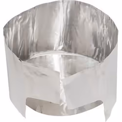 MSR Solid Heat Reflector w/ Windscreen, Pare-brise, Argent, États-Unis, 60 g, 25,4 mm, 102 mm