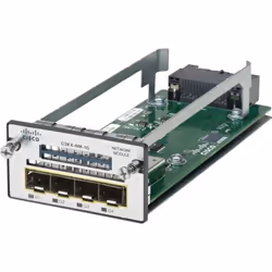 Cisco C3KX-NM-1G=, Interne, Avec fil, Ethernet, 1000 Mbit/s, Noir, Argent, Blanc