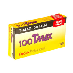Kodak T-MAX 100 pellicule noir et blanc 120 clichés