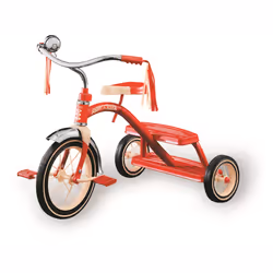 Radio Flyer Classic Red Dual Deck Tricycle, Garçon/Fille, Rouge, 30,5 cm (12"), 2 an(s), Chine, CE