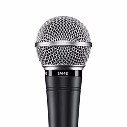 Shure SM48S-LC microphone Noir Microphone de studio
