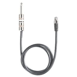 Shure WA302 câble audio 0,75 m 6,35 mm Noir