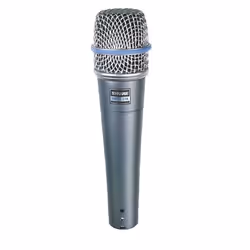 Shure Beta 57A, Microphone de scène/direct, -51 dB, 50 - 16000 Hz, Cardioïde, Avec fil, XLR-3
