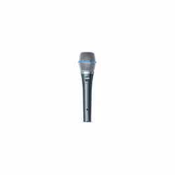 Shure BETA 87A, Microphone de studio, 50 - 20000 Hz, Super-cardioïde, Avec fil, Noir, 52 V