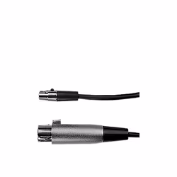 Shure WA310, Câble de microphone, Shure, Noir, TA4F - XLR, 1,2 m
