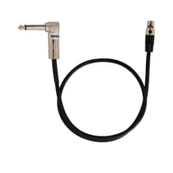 Shure WA304 câble audio 0,6 m 6,35 mm Noir