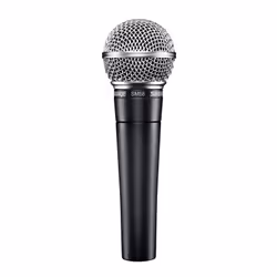 Shure SM58, Microphone de studio, 50 - 15000 Hz, Cardioïde, Avec fil, Noir, 1 pièce(s)