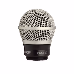 Shure RPW110, Tête de microphone, Shure, PG58, Noir