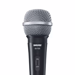 Shure SV100 microphone Noir Microphone de scène/direct