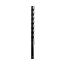 Shure Medium Condenser Shotgun Microphone with Case and Foam Noir Microphone tubulaire