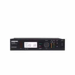 Shure ULXD4DE-K51, Montage sur rack, 606 - 670 MHz, Noir, Métal, LCD, Blanc