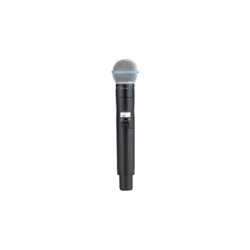 Shure ULXD2/B58-K51, Émetteur à main, 30 - 20000 MHz, 606 - 670 MHz, LCD, Noir, 51 mm