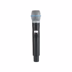 Shure ULXD2/B87C, Émetteur à main, 606 - 670 MHz, 30 - 20000 Hz, LCD, Noir, Métal
