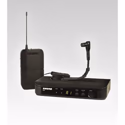 Shure BLX14/B98, Microphone de studio, Sans fil, Noir