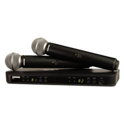 Shure BLX288/SM58 Noir Microphone de scène/direct
