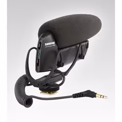 Shure VP83, Microphone de caméscope, 50 - 20000 Hz, Super-cardioïde, Avec fil, 3,5 mm (1/8"), Noir