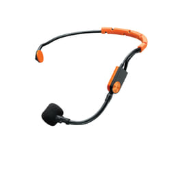 Shure SM31FH Noir, Orange Microphone cravate