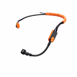 Shure SM31FH Noir, Orange Microphone cravate