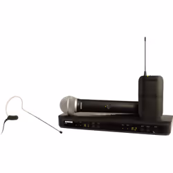 Shure Combo SM58 / MX153, Microphone de scène/direct, 100 dB, 0,5%, Avec fil, 524 – 865, Beige, Noir