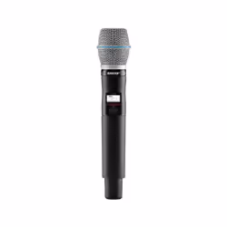Shure QLXD2/B87A-H51, Émetteur à main, 534 - 598 MHz, 30 - 20000 Hz, Ultra Haute Fréquence (UHF), 120 dB, 256-bit AES