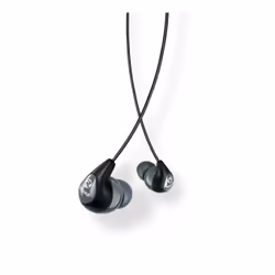 Shure SE112-GR, Avec fil, Appels/Musique, 25 - 17000 Hz, 30 g, Écouteurs, Noir, Gris