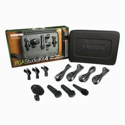 Shure PGASTUDIOKIT4 microphone Noir Microphone de studio