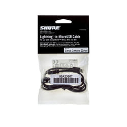 Shure AMV-LTG câble Lightning 1 m Noir
