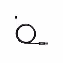 Shure TL47B/O-MTQG-A, Microphone Lavalier/boutonnière, 20 - 20000 Hz, 5,62 mW, Avec fil, Noir, 1,6 mm