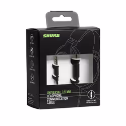 Shure RMCH1-UNI câble audio 1,27 m 3,5mm 2,5 mm Noir