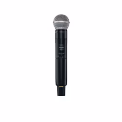 Shure SLXD2/SM58, Émetteur à main, 562 - 606 MHz, 50 - 15000 Hz, Ultra Haute Fréquence (UHF), 120 dB, OLED