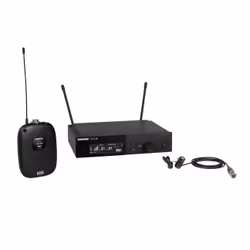 Shure SLXD14/83, Microphone Lavalier, Microphone à condensateur, 50 - 17000 Hz, Récepteur fixe, Métal, Amovible