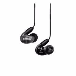 Shure AONIC 4, Avec fil, Appels/Musique, 20 - 19000 Hz, 21,1 g, Casque, Noir, Gris, Translucide