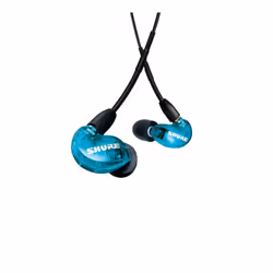 Shure AONIC 215, Avec fil, Appels/Musique, Casque, Bleu, Translucide