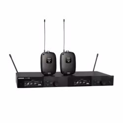 Shure SLXD14D, Récepteur fixe, Métal, Amovible, BNC, 20 - 20000 Hz, Émetteur de poche
