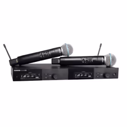 Shure SLXD24D/B58, Microphone portatif, Microphone dynamique, 50 - 16000 Hz, Récepteur fixe, Métal, Amovible