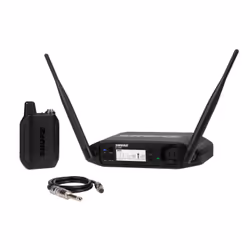 Shure GLXD14+E-Z4, 50 - 20000 Hz, Récepteur fixe, Métal, Amovible, Émetteur de poche, Métal