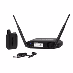 Shure GLXD14+E/85-Z4, Microphone Lavalier, Microphone à condensateur, 50 - 20000 Hz, Récepteur monté sur rack, Métal, Amovibl ...
