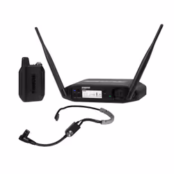 Shure GLXD14+E/SM35-Z4, Microphone de casque, Microphone à condensateur, 50 - 20000 Hz, Récepteur fixe, Métal, Amovible