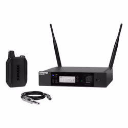 Shure GLXD14R+E-Z4, Microphone Lavalier, Microphone à condensateur, 50 - 20000 Hz, Récepteur fixe, Métal, Amovible