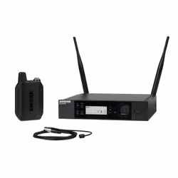 Shure GLXD14R+E/93-Z4, Microphone Lavalier, Microphone à condensateur, 50 - 20000 Hz, Récepteur fixe, Métal, Amovible
