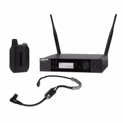Shure GLXD14R+E/SM35-Z4, Microphone Lavalier, Microphone à condensateur, 50 - 20000 Hz, Récepteur monté sur rack, Métal, Amov ...