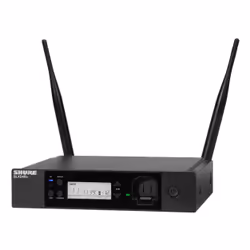 Shure GLXD4R+, Montage sur rack, Ultra Haute Fréquence (UHF), Amovible, 2400 - 5800 MHz, 20 - 20000 Hz, 50 Ohm