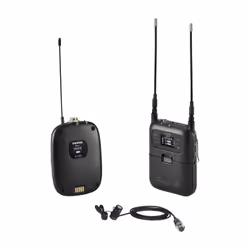 Shure SLXD15/85, Microphone Lavalier, Cardioïde, Récepteur sac à dos, Métal, Émetteur de poche, 562 - 606 MHz