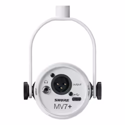 Shure MV7+-W microphone Blanc Microphone de studio
