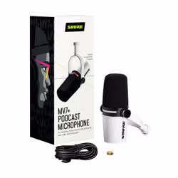 Shure MV7+-W microphone Blanc Microphone de studio - Vue supplémentaire 5