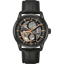 Montre Bulova Sutton Automatic Pour Hommes en Noir - 98A283