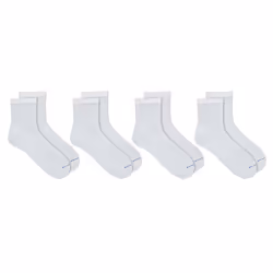 Loops & Wales DSM22037Q4_13-15, Blanc, Adulte, Mâle, 13-15, 4 pièce(s), Polyester, Spandex