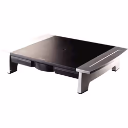Fellowes Support écran Standard Office Suites, Autonome, 36 kg, 71,1 cm (28"), Réglage de la hauteur, Noir, Argent